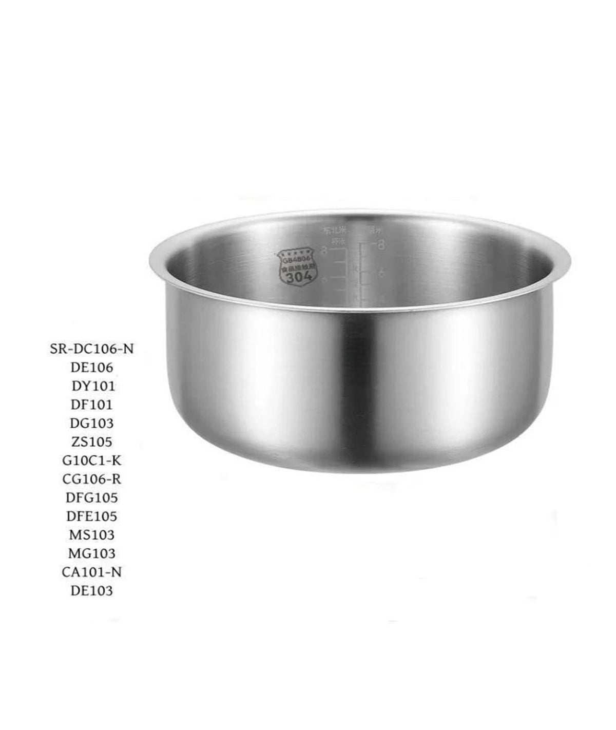 Rice Cooker Inner Pot Compatible with Panasonic SR-CF10B CLA10 CN108 DG103