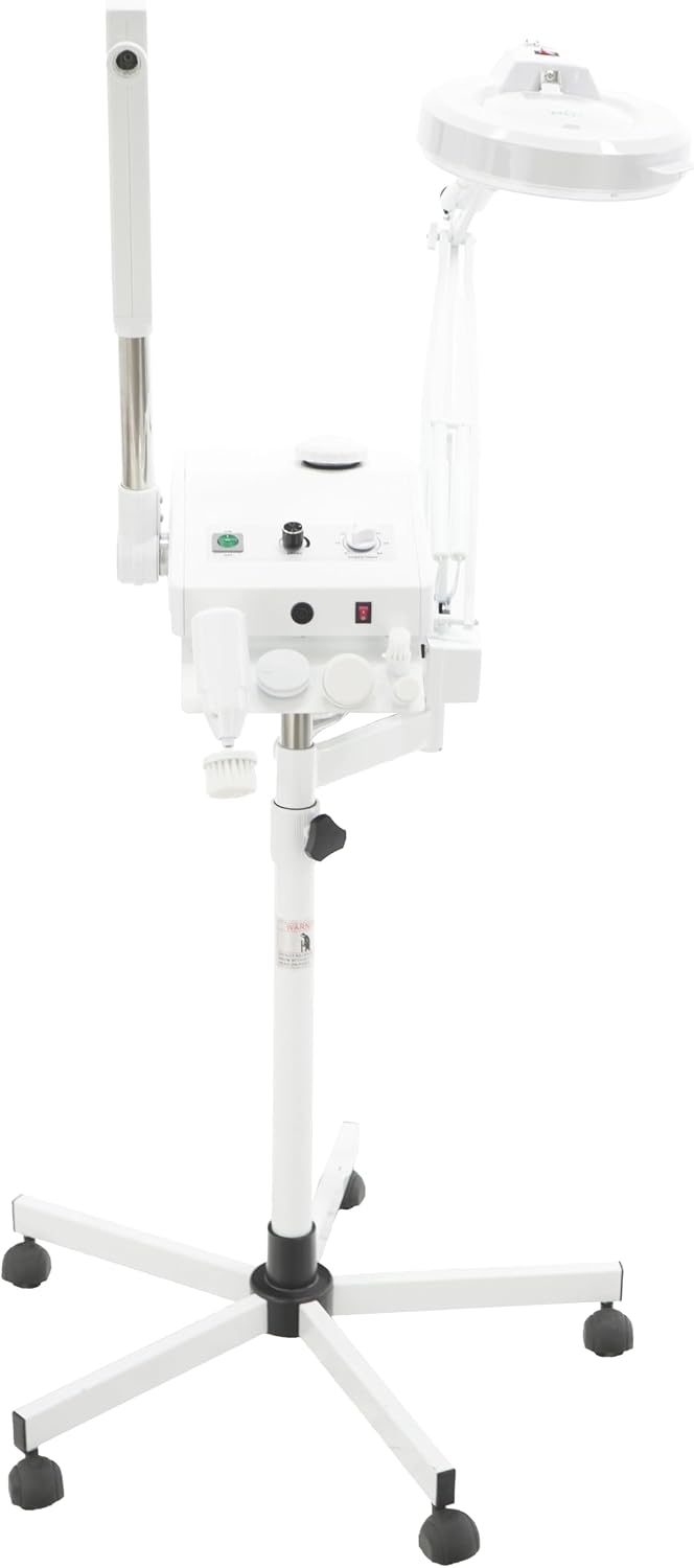 Ozone Steamer, 5 Diopter Magnifying Lamp and Electronic Brush