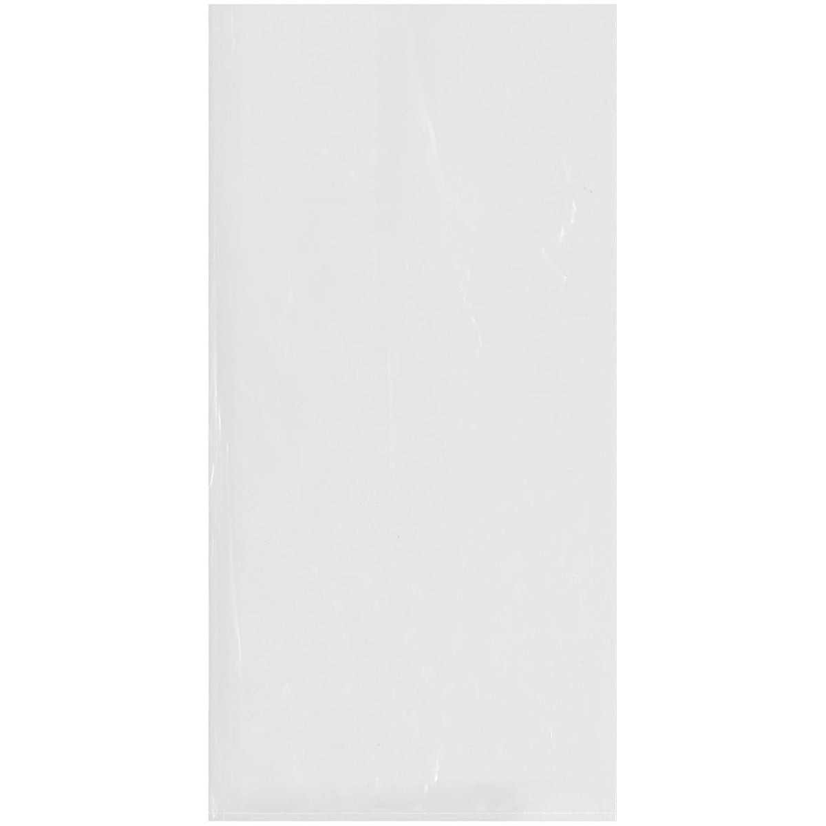12 x 24 inch, 1.25 Mil Flat Open Clear Poly Bags (Pack of 100)