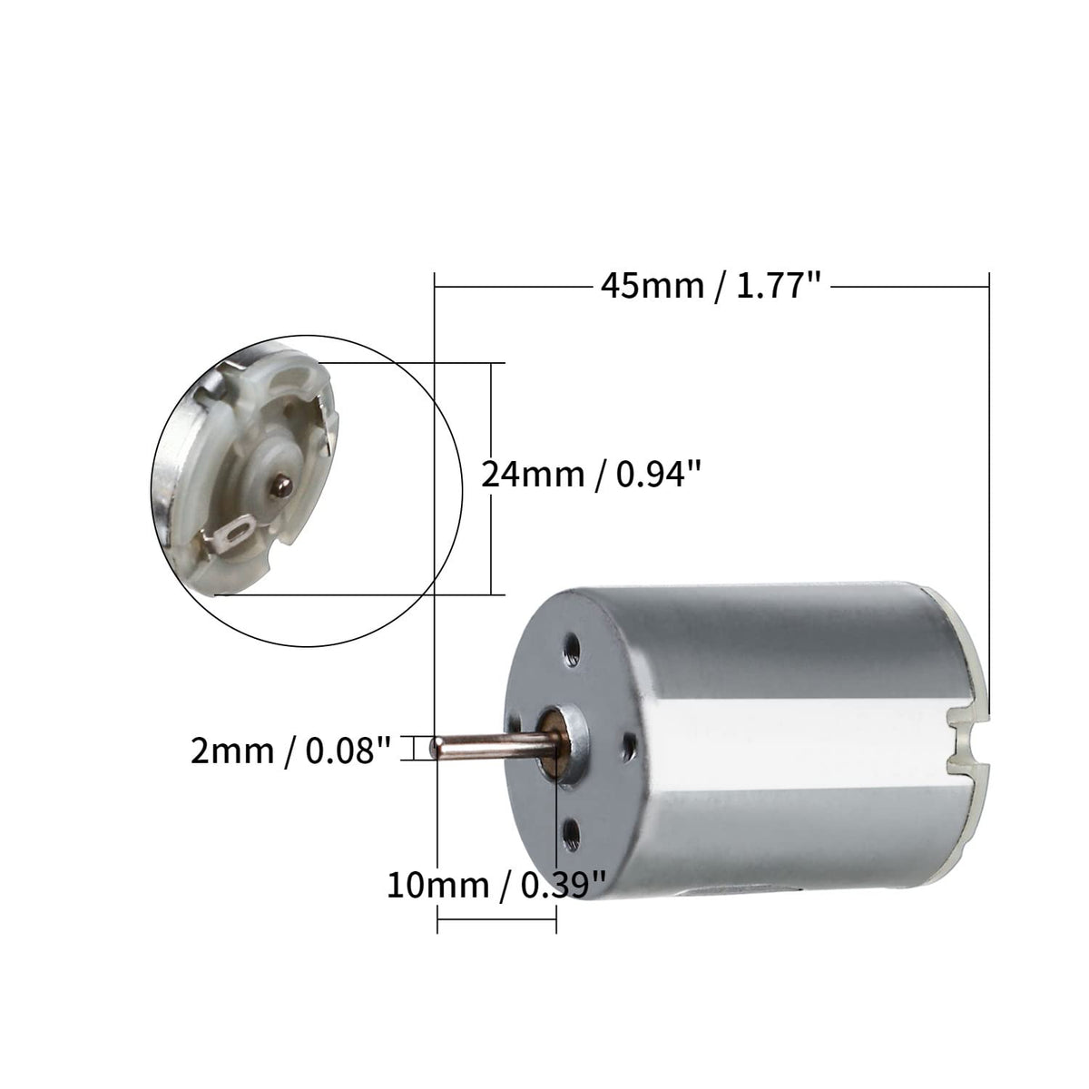Mriuuod 5Pcs DC Motor 3V-12V Electric Motor 280