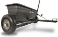 Tow Behind Lawn and Garden Drop Spreader for Seed, Fertilizer, Salt and Ice Melt, 175 lb Capacity with 42 In Spread