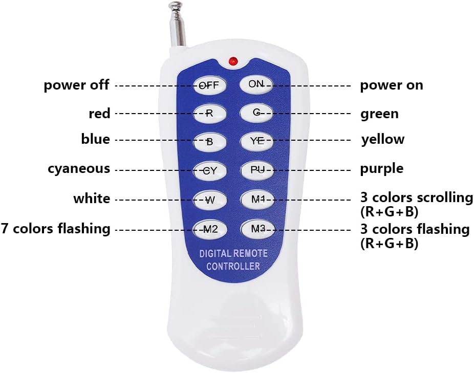 11.6Inch Pool Lights for Inground Pool, AC12V 45w Color Changing Spa Light, LED Inground Pool Light with Remote