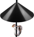 Squirrel Proof Baffle, 19-inch Wide Squirrel Guard Stopper for Outdoor Bird Feeder Poles or Outside Shepherd Hooks