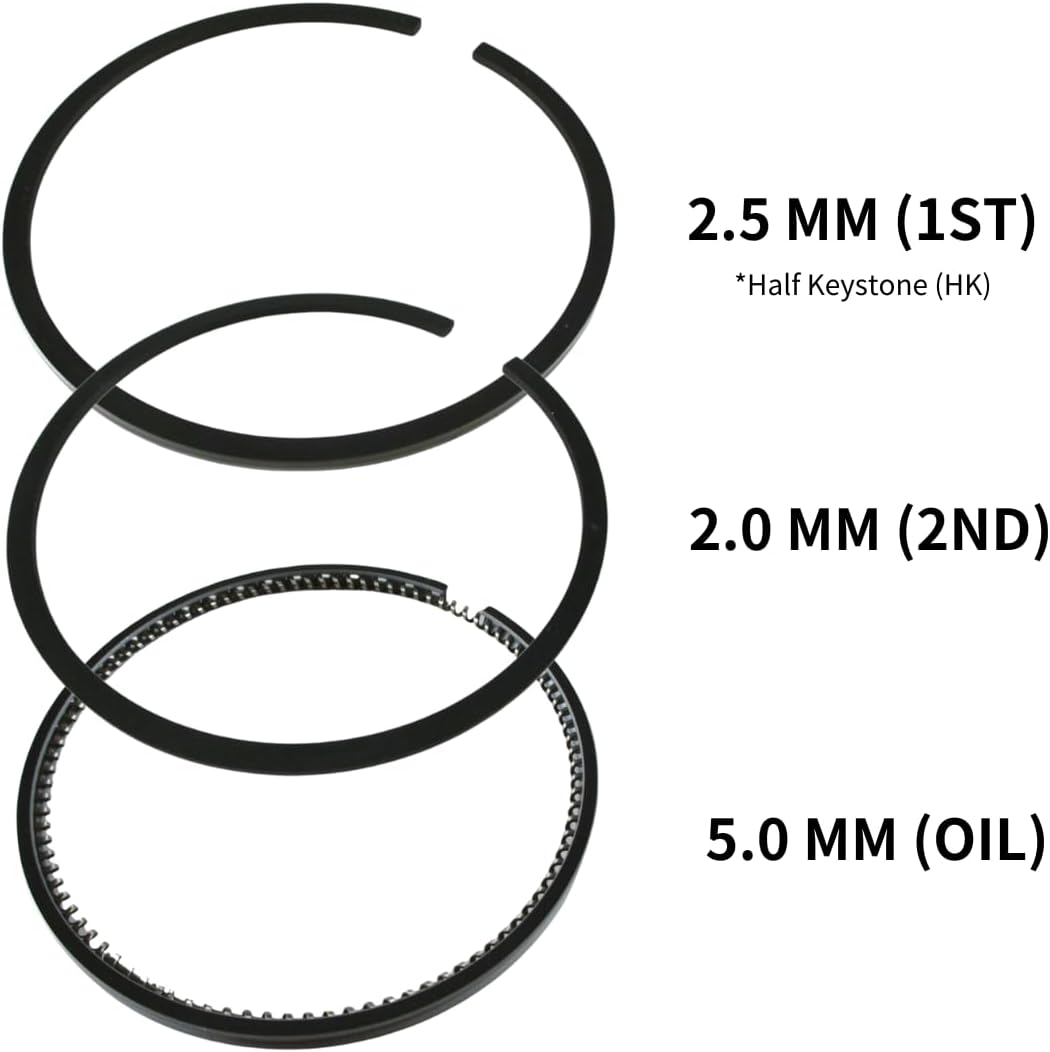 Riken Piston Ring Oversize + 0.50 83.50mm for KUBOTA D1503 / V2003