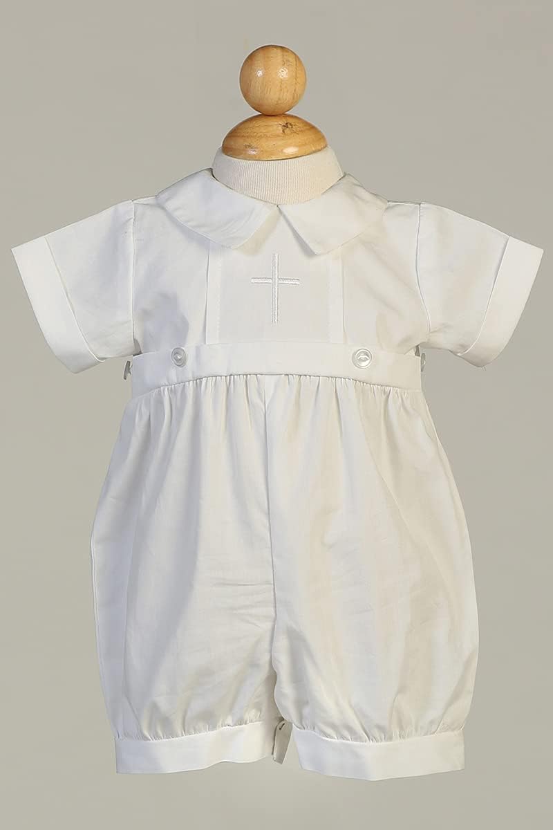 Made in USA - Baptism outfits for Boys, Baby Boy Christening Outfit, Baptismal Cotton - Ropa de Bautizo para Niño Bebe