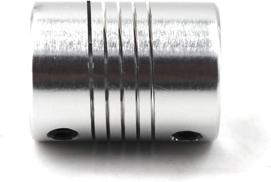 Beam Coupling Flexible Coupling 5mm to 8mm Shaft Coupler For 3D Printer And CNC Machine-Length 25mm Diameter 19mm 10PCS