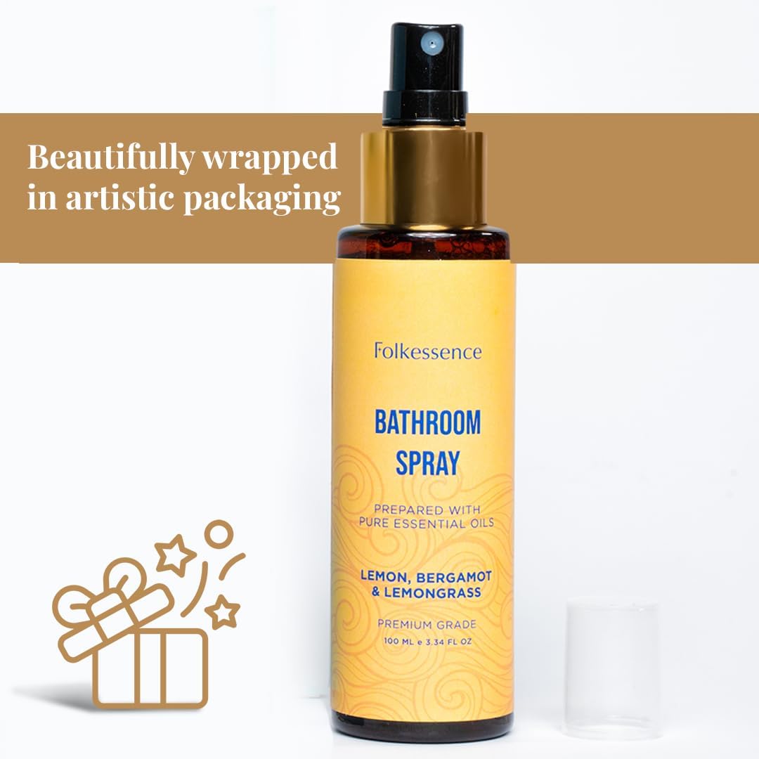 Citrus & Bergamot Bathroom Spray Odor Eliminator - 3.34 fl oz