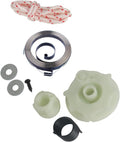 Chainsaw Recoil Starter Pulley Spring Kit Replacement for Poulan PP4218 PP4620AV PPB4018 SM4218AV for Recoil Spring W/Hub, Starter Rope, Bolt w/Washer Replacement Parts for 530071966