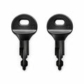 77 0127593 Ignition Key, 2-Pack, Compatible with Johnson Evinrude OMC Outboard Engines 1996 and Newer ignition switch Series 96