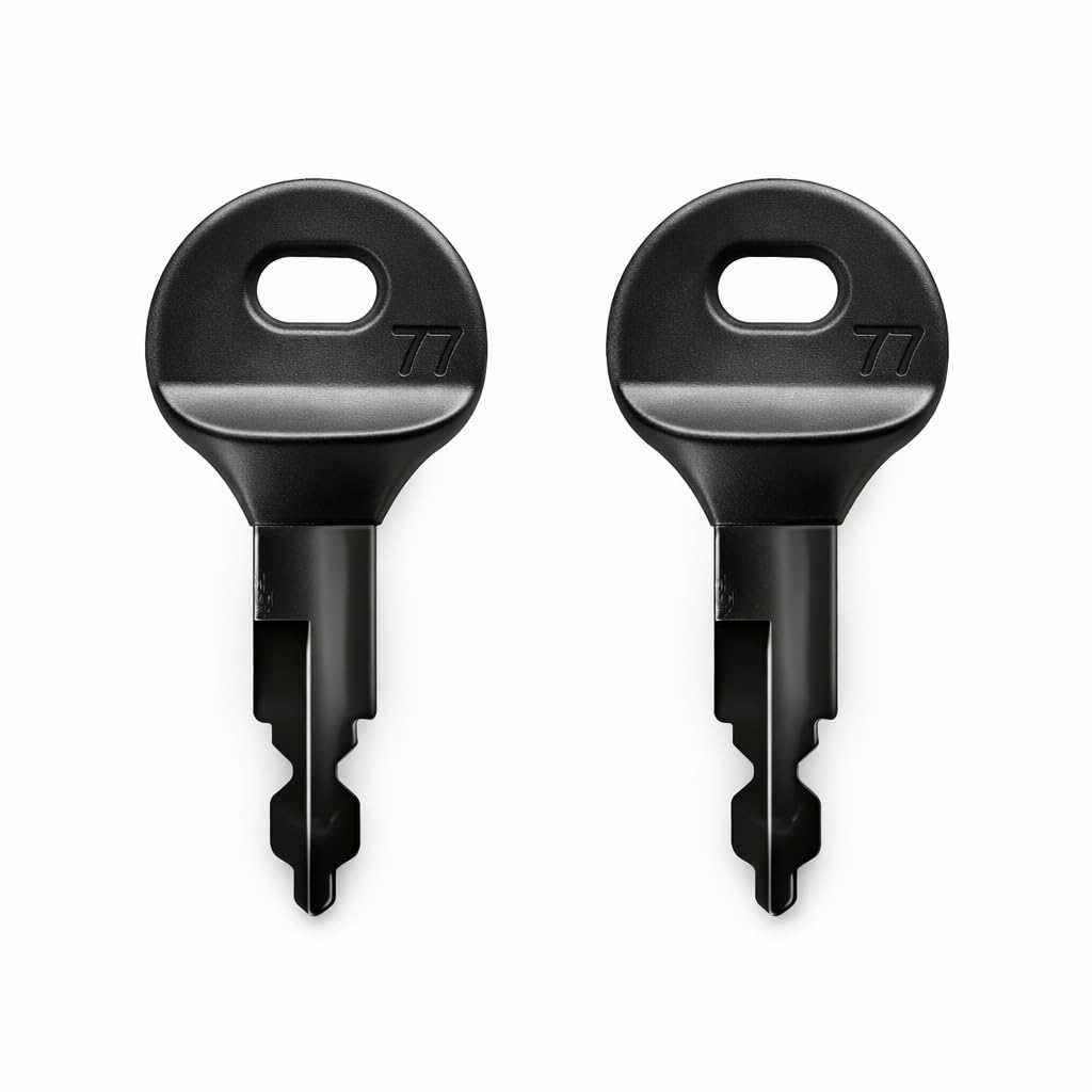 77 0127593 Ignition Key, 2-Pack, Compatible with Johnson Evinrude OMC Outboard Engines 1996 and Newer ignition switch Series 96
