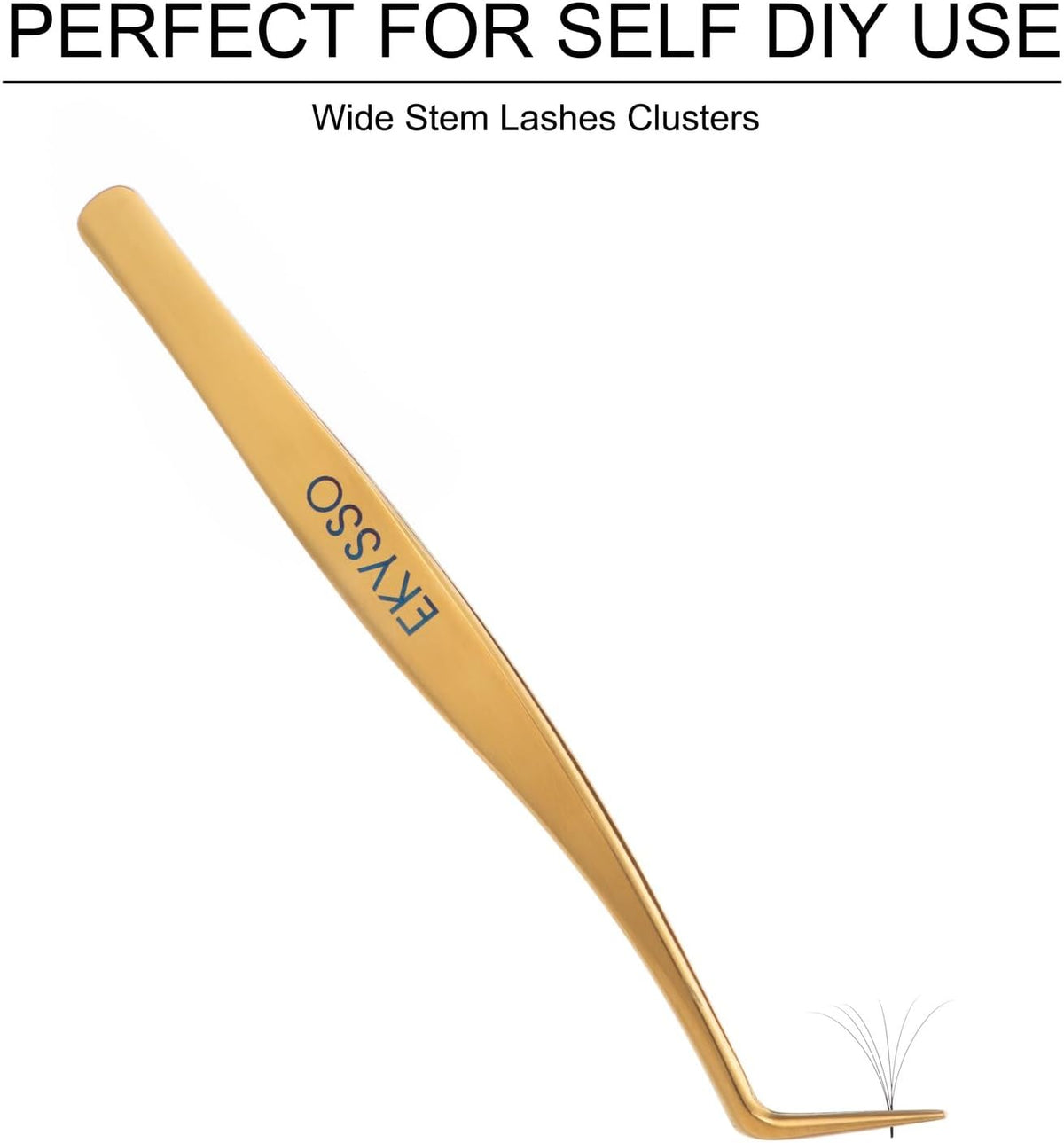 Lash Applicator Tools, 3-in-1 Lash Cluster Tweezers Kit