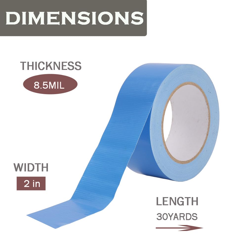 Heavy Duty Duct Tape Blue 2 Inches x 30 Yards