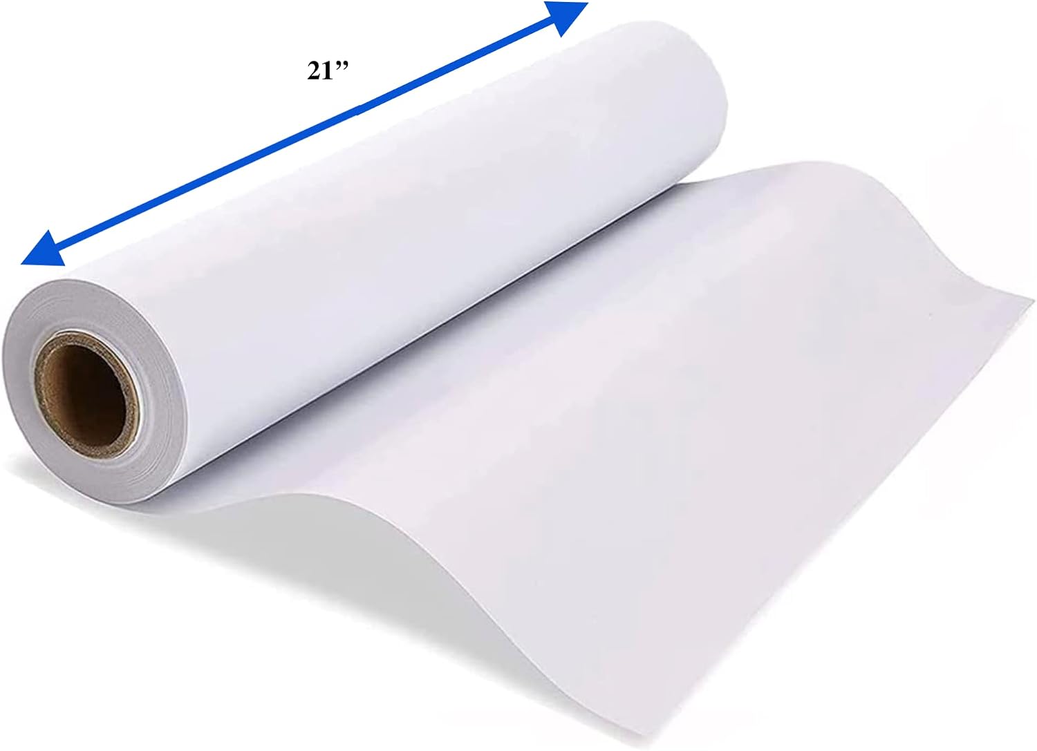 Disposable Medical Exam Table Paper Standard Crepe White with Smooth Finish Moisture Resistant 21" x 225' Premium