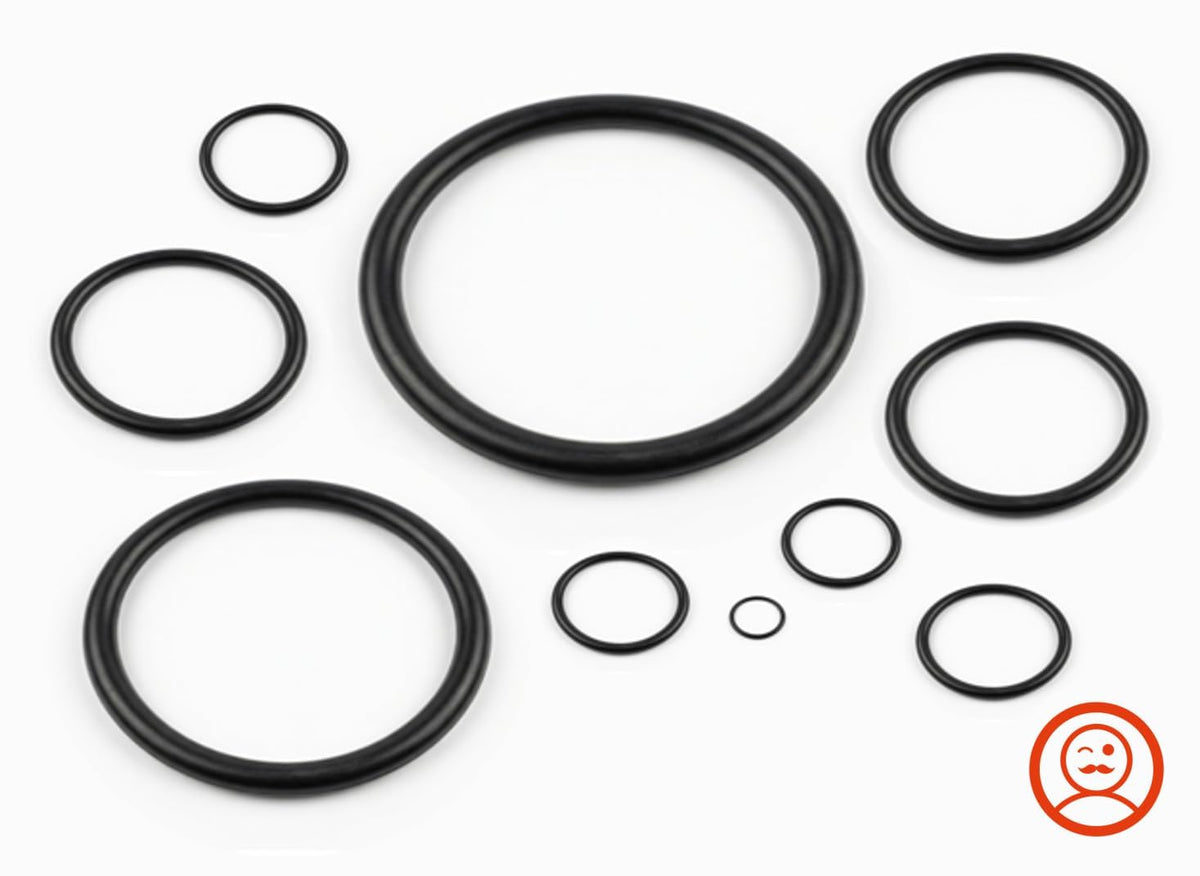Mr O-Ring 136 EPDM O-Ring - 70A Durometer, 2" ID, 2-3/16" OD, 3/32" CS, Black (Pack of 25)