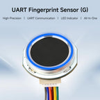 Waveshare Round-Shaped All-in-One Capacitive Fingerprint Sensor G Type