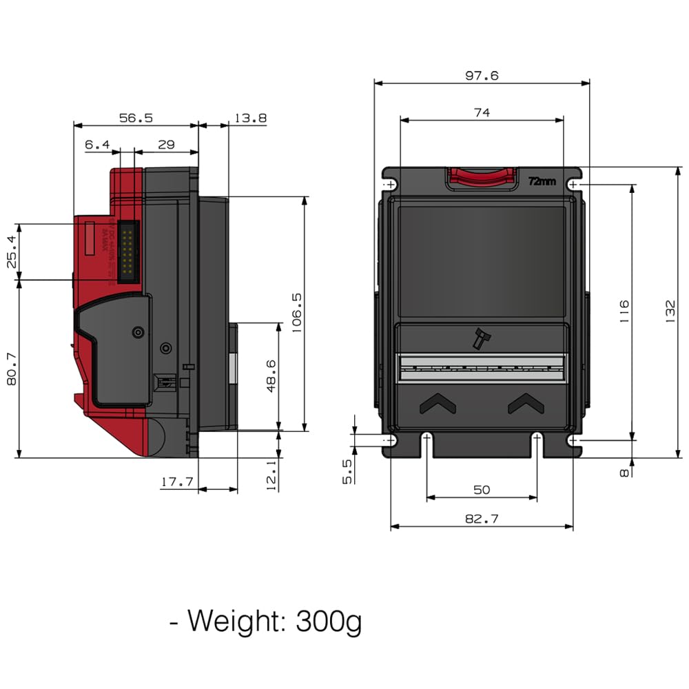 ITL BV30 Bill Acceptor Validator Banknote Validator Bill Acceptor for Water Coffee Snack Vending Machine Cash