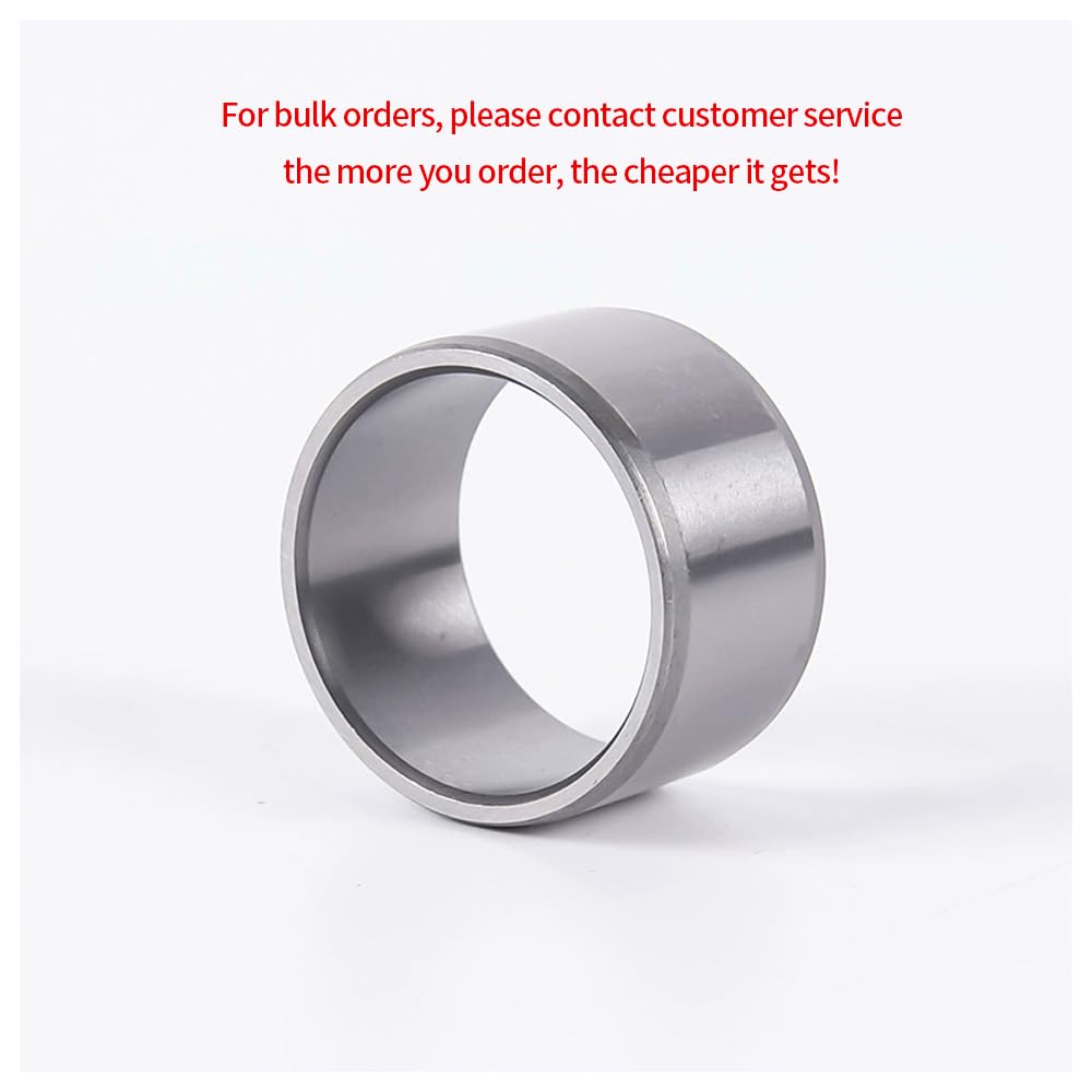 18mm-20mm Inner Diameter IR Wear-Resistant Bushings Steel Sleeves Needle Roller Bearing Inner Ring High Durability and Precision(20x30x35-5 Pieces)