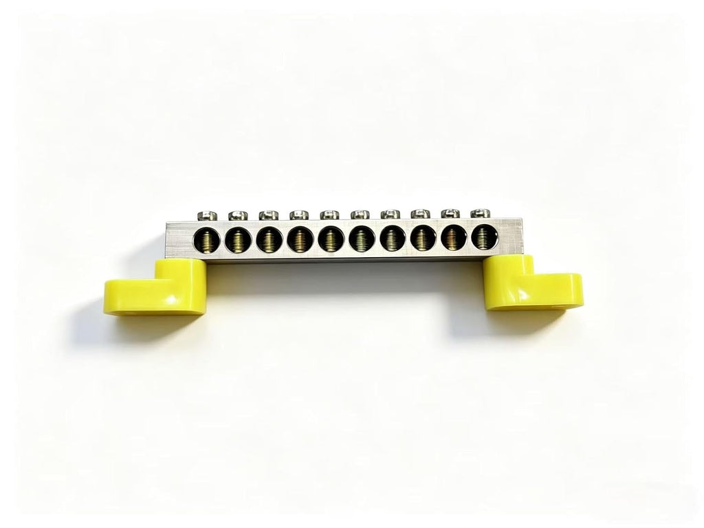 21-Position Ground Bar Kit, Compatible with Siemens, Eaton BR and CH Series Load Centers, Includes Ground Lug