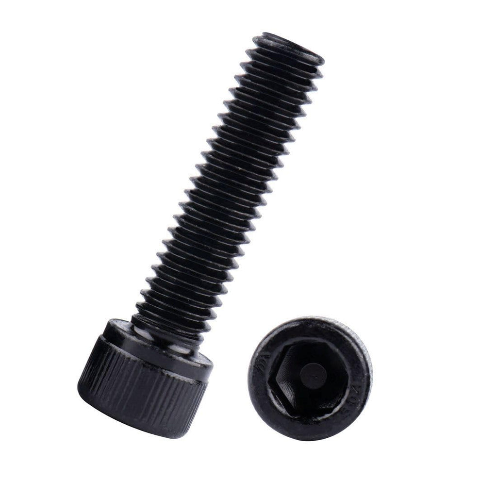 1/2-13 x 1 Socket Head Cap Screws Bolts Black Finish,304 Stainless Steel 18-8, Allen Hex Drive, Full Machine Thread, 4Pcs