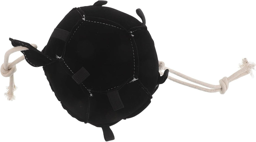 Horse Treat Ball Interactive Slow Feed for Barn Animals and Horses with Rewarding Carrot Mechanism and Fabric Material