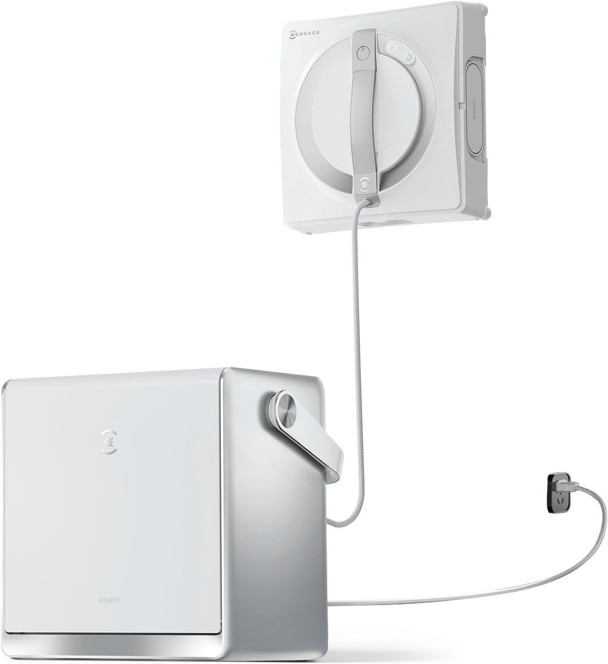 WINBOT W2 PRO Omni Portable Window Cleaning Robot with Multi-Functional Station, Charging While Working, Intelligent