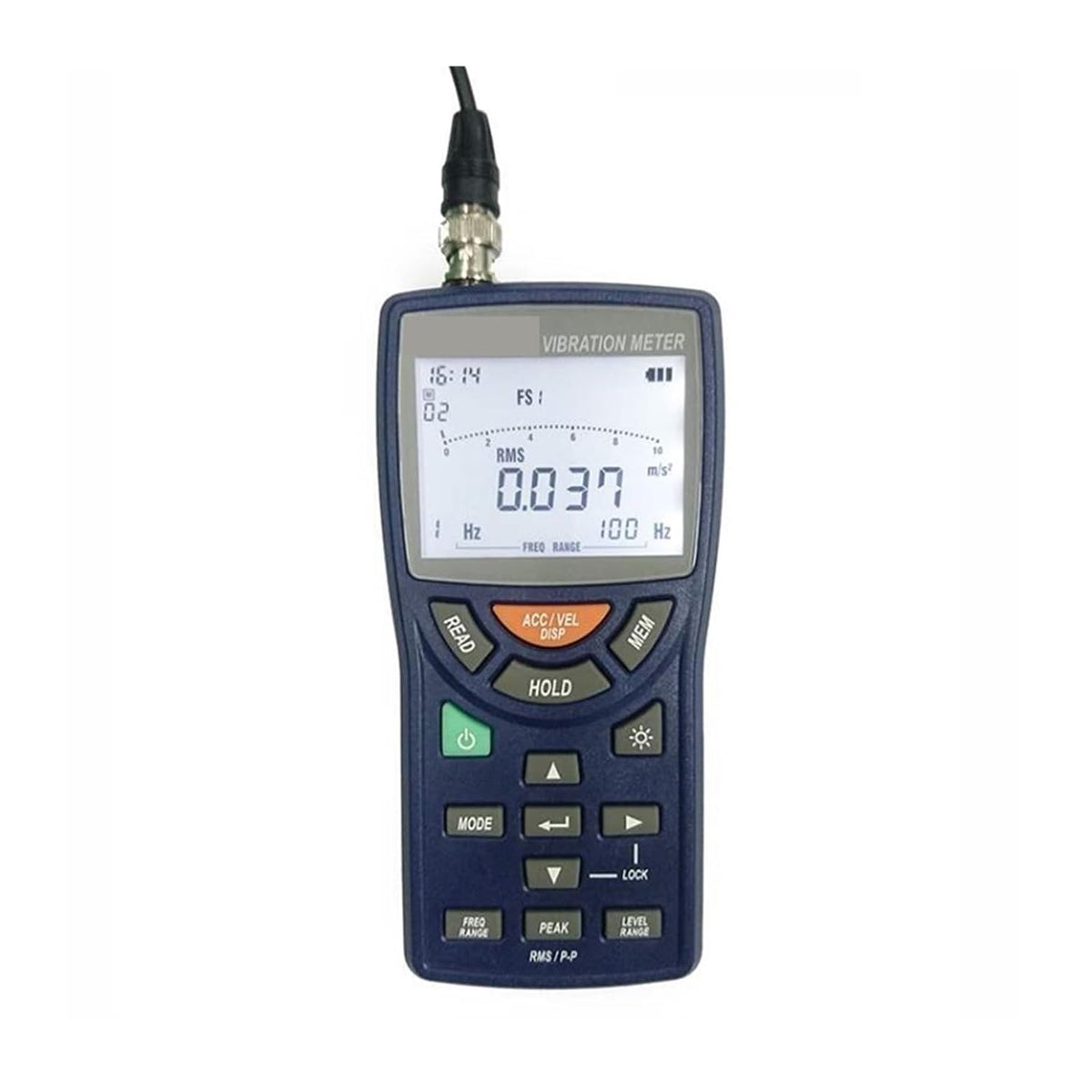 Vibration Meter, Vibration Meter TES-3100 DC/AC Vibration Meter with High Precision for Long-Term Use