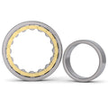 1Pcs NU206 Cylindrical Roller Bearing 30mm x 62mm x 16mm High Speed High Temperature Resistance Single Row Cylindrical Roller Bearing