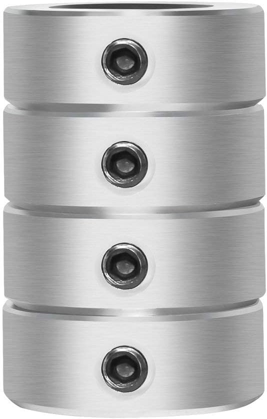 1/2" Bore Solid Steel Style Zinc Plated Set Screw Shaft Collars