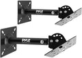 Universal Speaker Mounting Bracket - Ceiling & Wall Speaker Mount with Adjustable Swivel Tilt, 13.4" Retractable