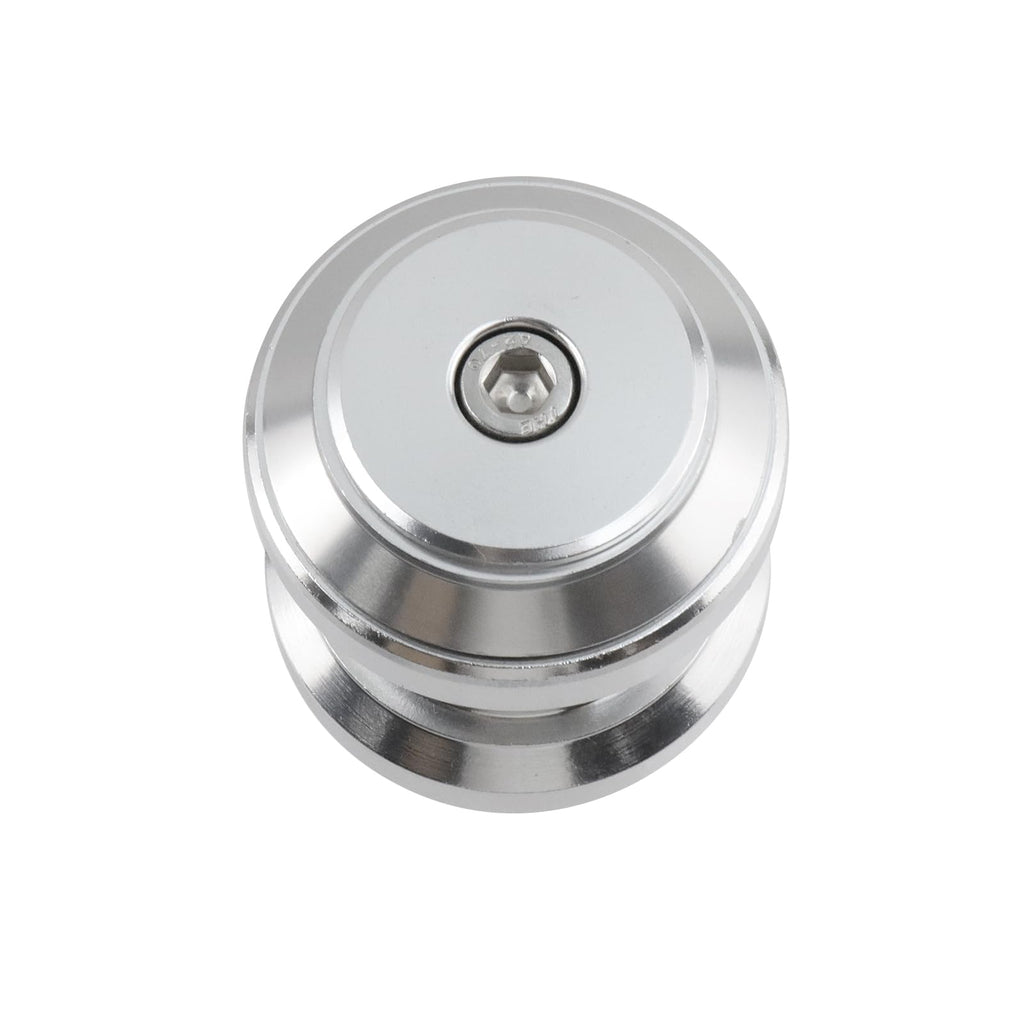 Bike Headset, 34mm 1-1/8" Threadless Bicycle Headset (Silver)