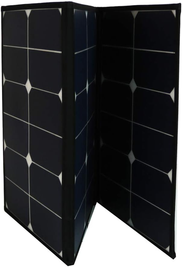 AIMS 60 Watt Foldable Solar Panel with Built in Case Monocrystalline