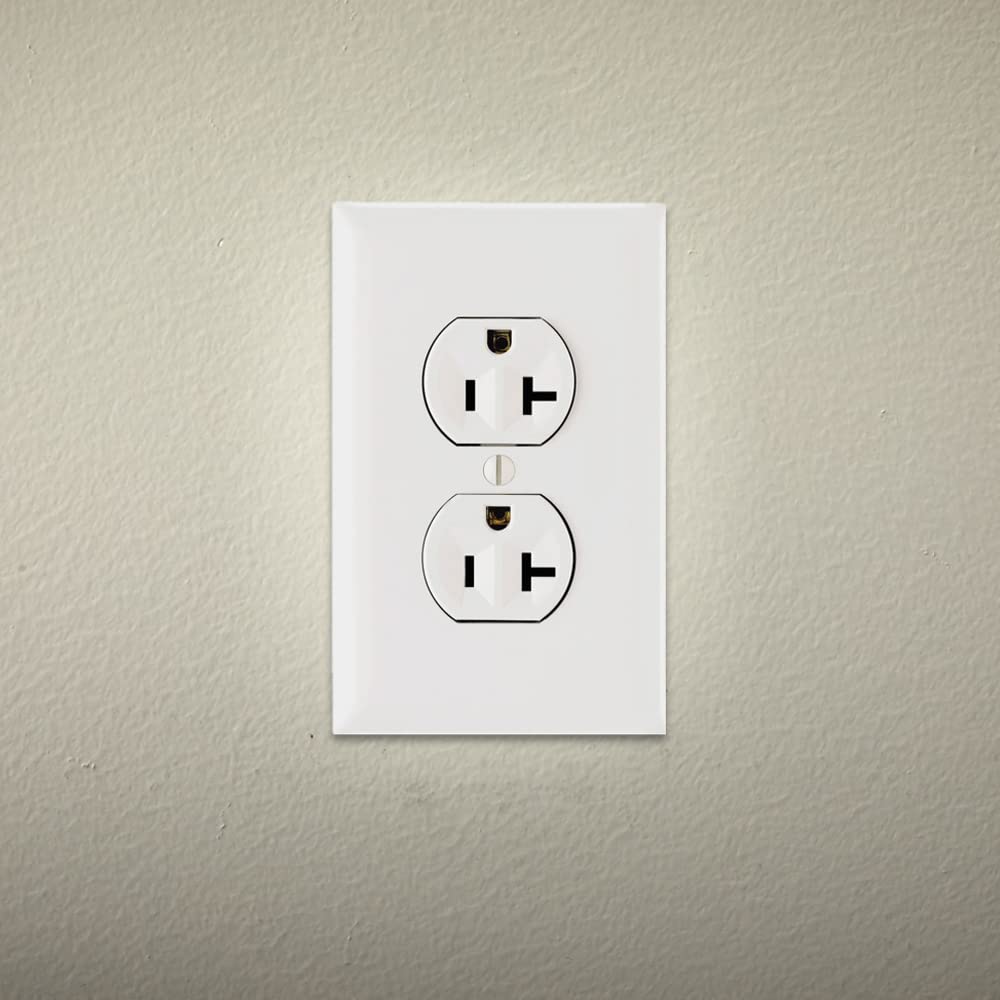 Legrand Pass & Seymour CRB5362WCC12 20 Amp Construction Specification Grade Duplex Receptacle Outlet, Back and Side Wire, White (1 Count)