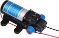 Submersible Sump Pump 45/60/80/100 Watt DC 12V Fresh Water Pump Diaphragm Self Priming Sprayer Pump Automatic Switch 3/8'' 4/5/6/8L Per Min Transfer Pump (Voltage : A-45Watt-DC 12V)