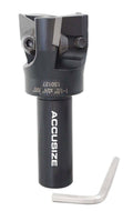 Accusize Indexable End Mill 1-1/2 in Dia 3/4 in Shank TPG32