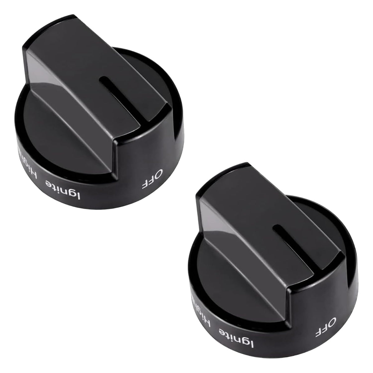 2Pcs Cooktop Knobs Replacement Parts for WFG320 WFG505 WFG510 WFG520 WFG524 Stove Barbecue Knob