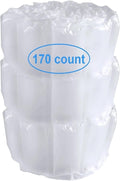 Air Pillows for Shipping 170 Count (20 Gallons) - 4x8" Pre-Filled Inflatable Air Cushions for Packing - Void Fill Air