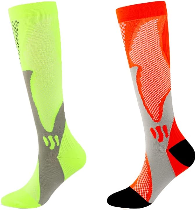 Compression Socks for Women & Men Best for Athletic, Running,Flight Travel,Cycling