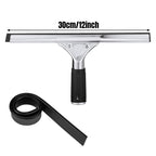 6 Pcs 12'' Professional Steel Window Squeegee