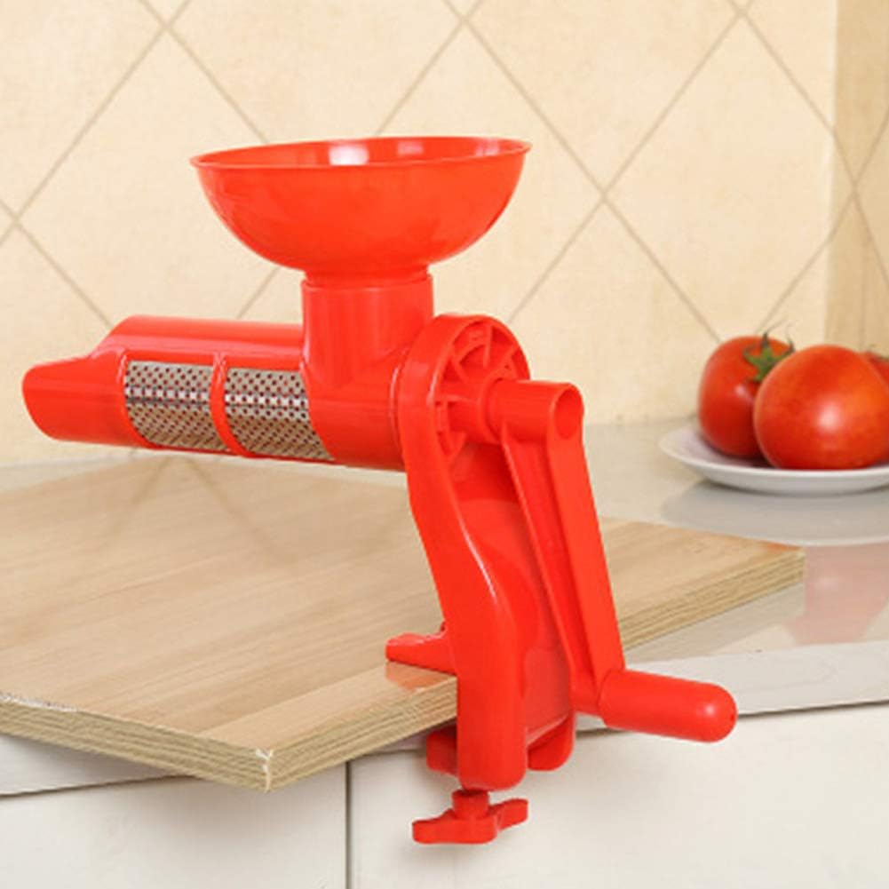 Tomato Sauce Maker Machine, Portable Hand Shaken Tomato Press and Sauce Maker Tomato Strainer Tomato Press Tomato