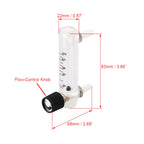 CNBTR Oxygen Rotameter | Flow Range: 100~1000 mL/m | with Flow-Control Knob