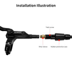 4-Piston Internal Routing Hydraulic Brake for eBike/MTB(Only Front)