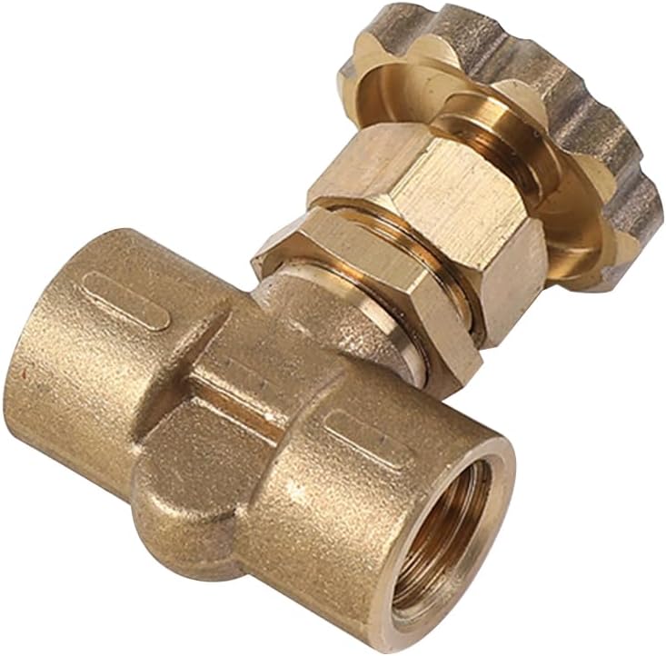 2Pcs Control Needle Valve 1/4" NPT Male x 1/4" NPT Male Connection