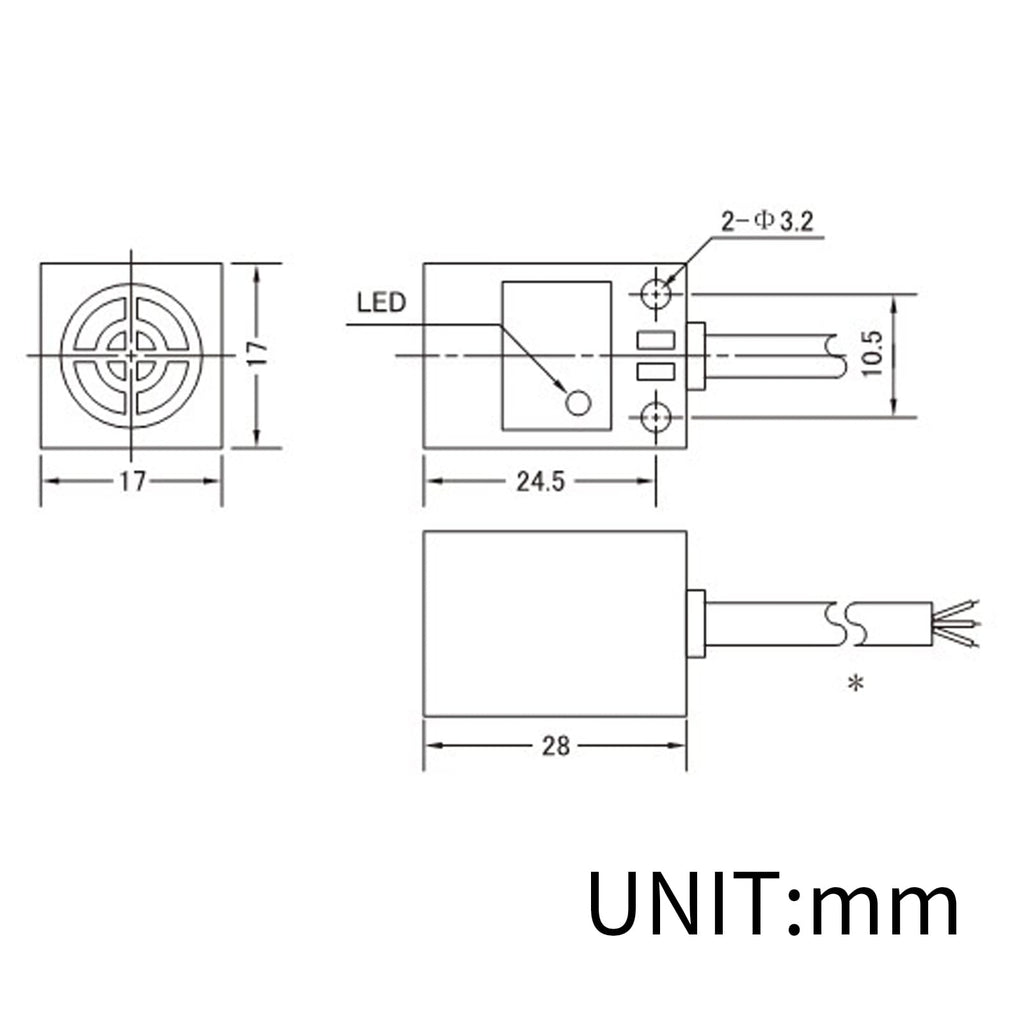 Lzcdelyxiao TL-Q5MC1 NO NPN Inductive Proximity Sensor Switch 5Pcs
