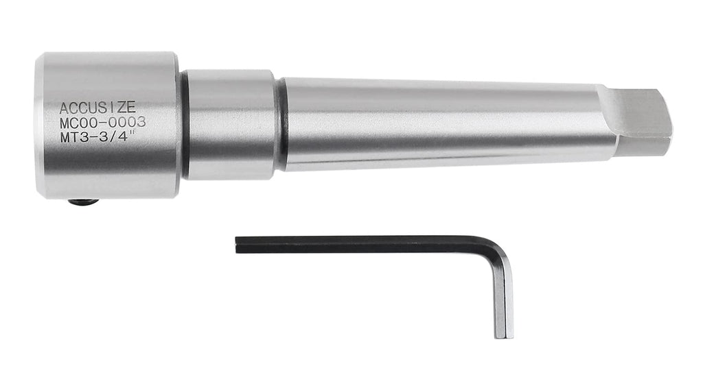 Accusize Annular Cutter Arbor MT3 to 3/4 in Weldon Shank