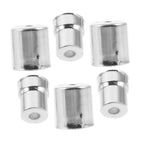 6Pcs Silver Microwave Oven Caps, Universal Replacement Parts