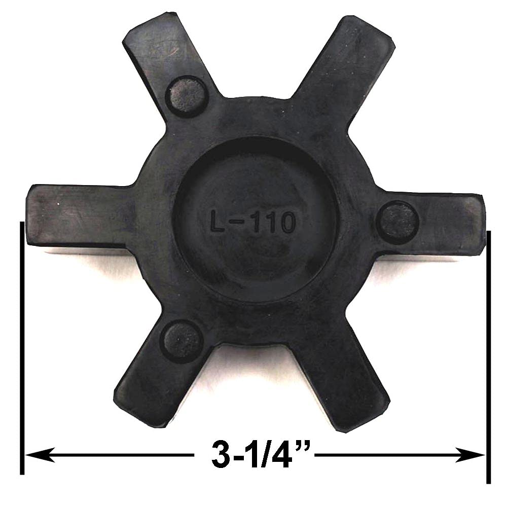 L110 Flexible NBR Rubber Spider Insert Fits L-110 Lovejoy Martin L-Jaw Coupling