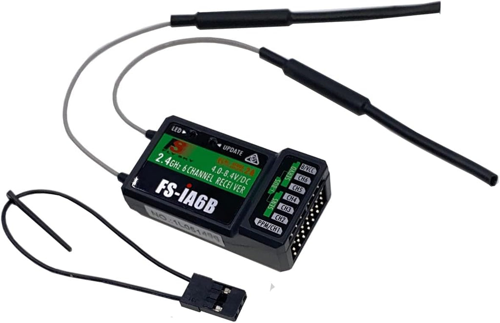 FS-i6 6CH 2.4GHz AFHDS RC Transmitter w/FS-iA6B Receiver for RC Multirotor Helicopter Airplane Glider Quadcopter