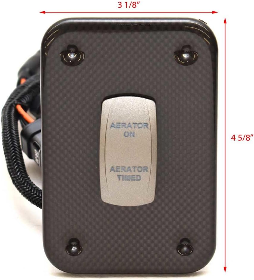 Premier Pontoon Boat Aerator Switch Panel 7-4003 | MNStar 4 5/8 Inch
