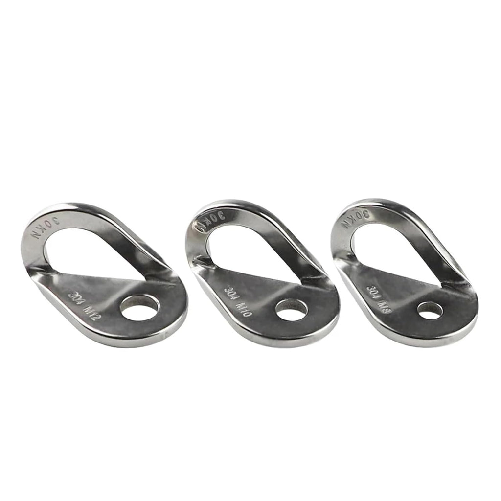Rock Piton Climb Anchor Point Nut Bolt Hanger Plate Expansion Nail 304 Stainless Steel Caving Climbing Rigging M8 M10