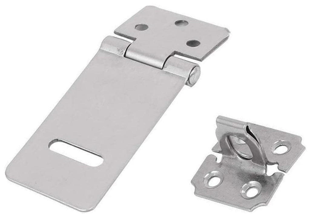 4 Pack Door Padlock Locks Hasp Latch, 2.5inch Safety Packlock Clasp Hasp Lock Latch,Extra Thick Door Gate Lock Hasp